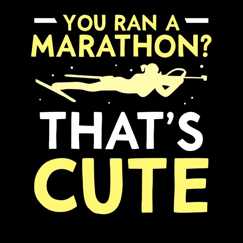 Vous avez couru un marathon qui est mignon