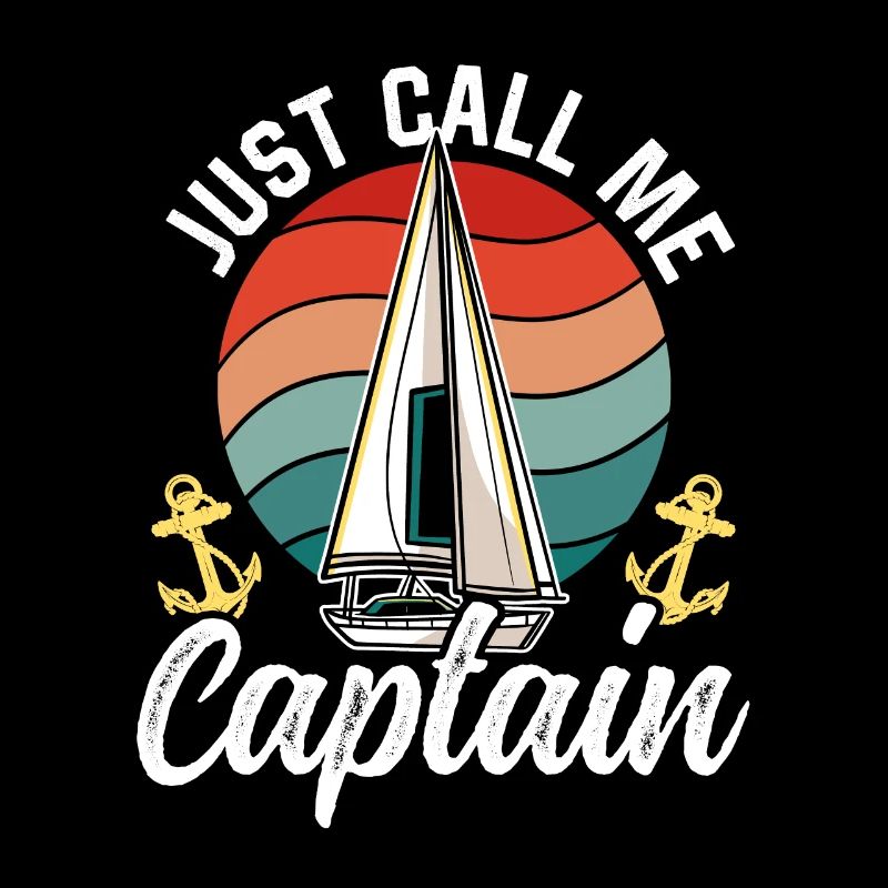 Nenn Mich Einfach Kapitän Bootfahren Boot Schiff