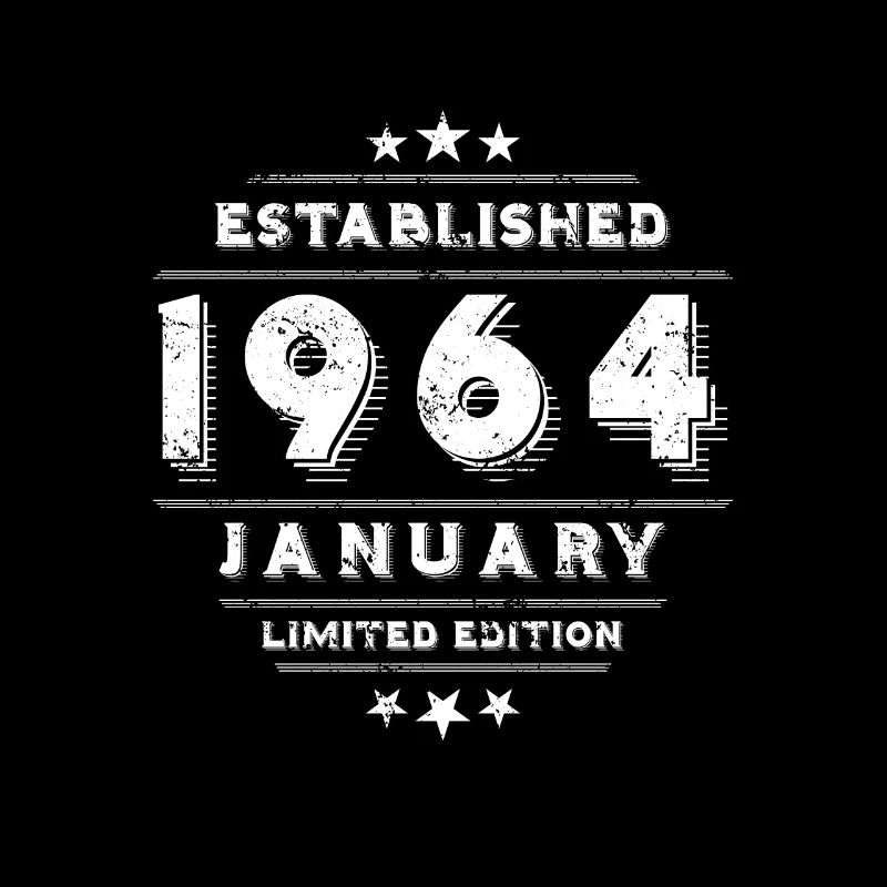 Geburtstag im Januar 1964 - January