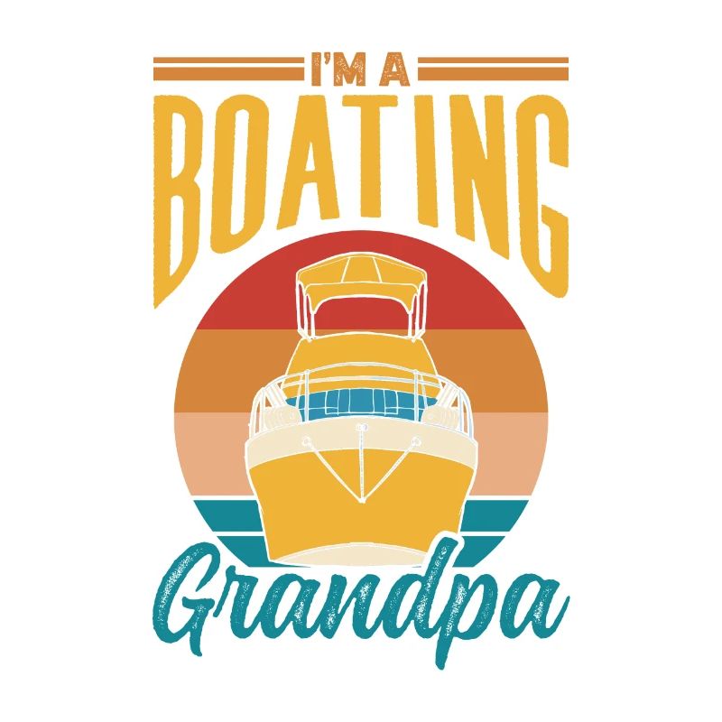Ich Bin Ein Bootfahrender Opa Bootfahren Boot