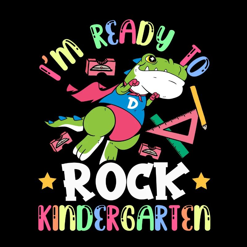 Ich Bin Bereit Den Kindergarten Zu Rocken Kinder