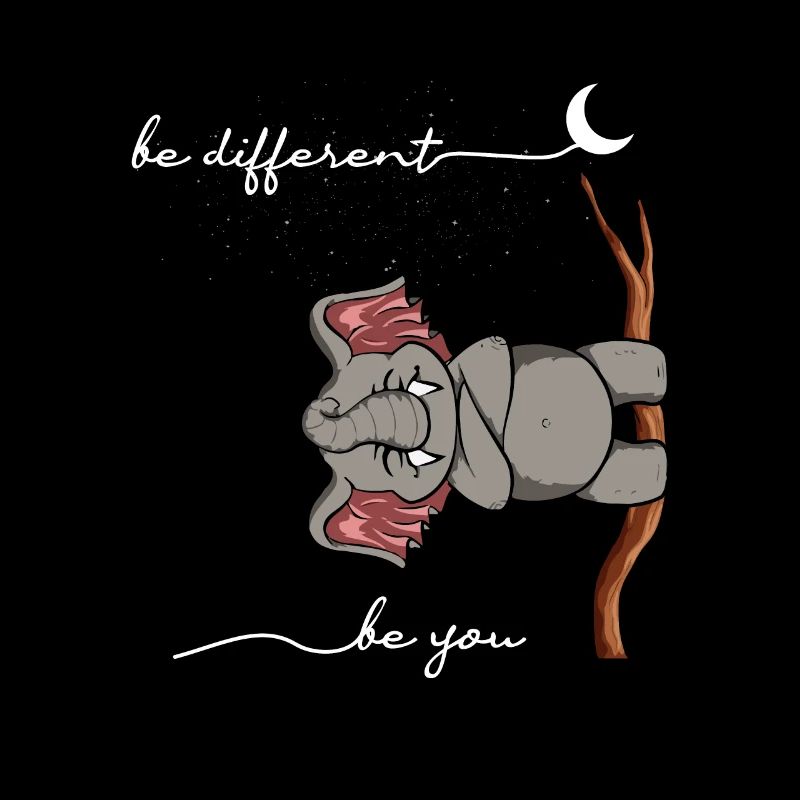 Funny Be Different Elephant