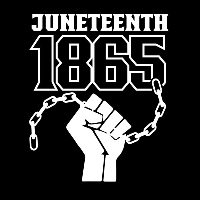 Juneteenth 1865 Afro-Américain Noir