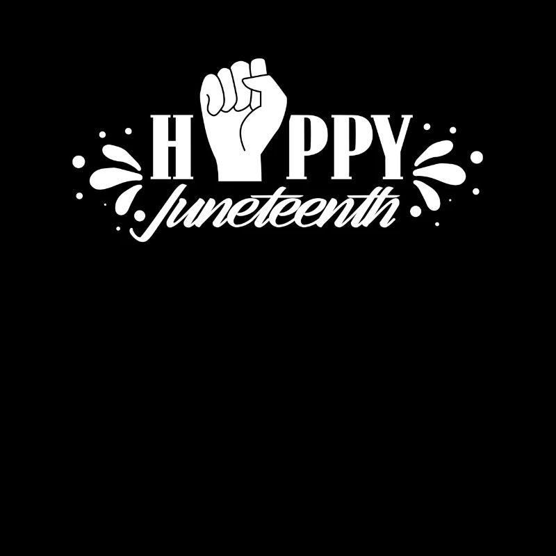 Fröhlicher Juneteenth African American Black 1865