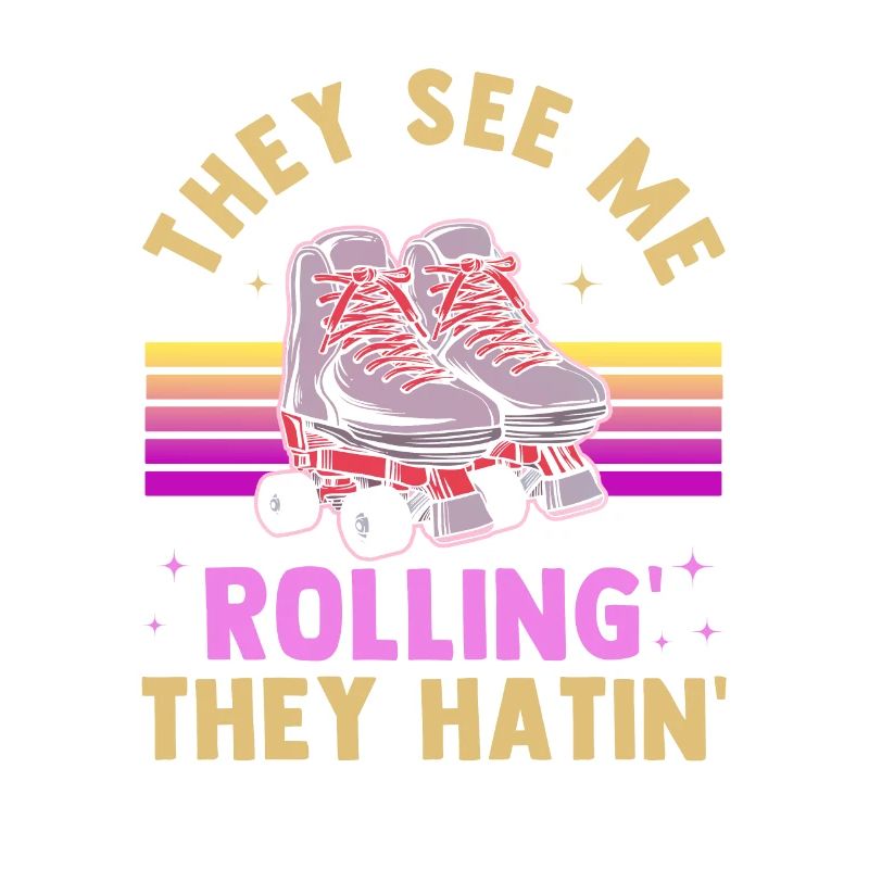 Inline Skate Geschenk Rollerskates Roller 70er