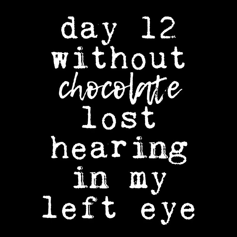 Jour 12 Sans chocolat, perte de l’audition dans mon œil 1
