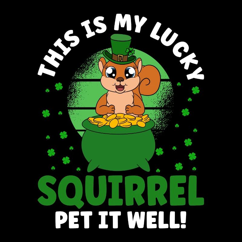 Écureuil Clover Saint-Patrick