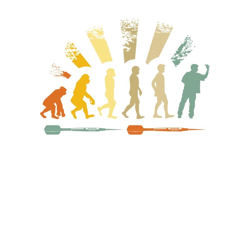 Dartspieler Evolution Dartscheibe