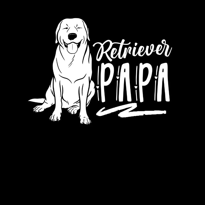 Retriever Papa Junge Typ Retrievers Haustier Hund