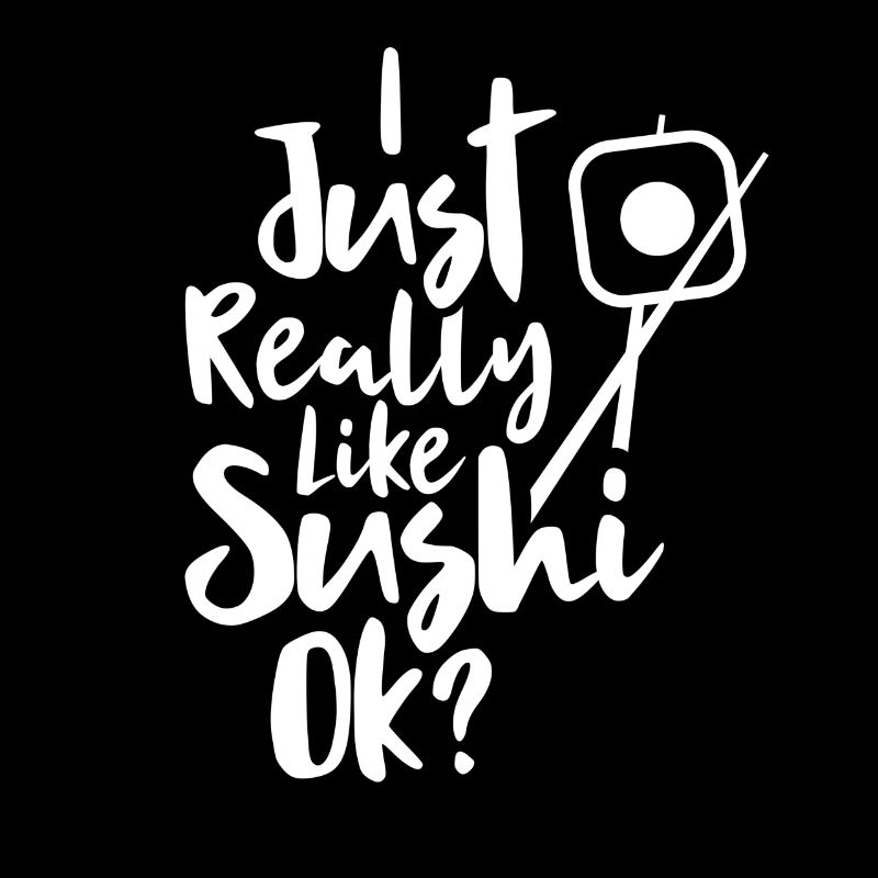 J’aime vraiment manger un fan de sushi
