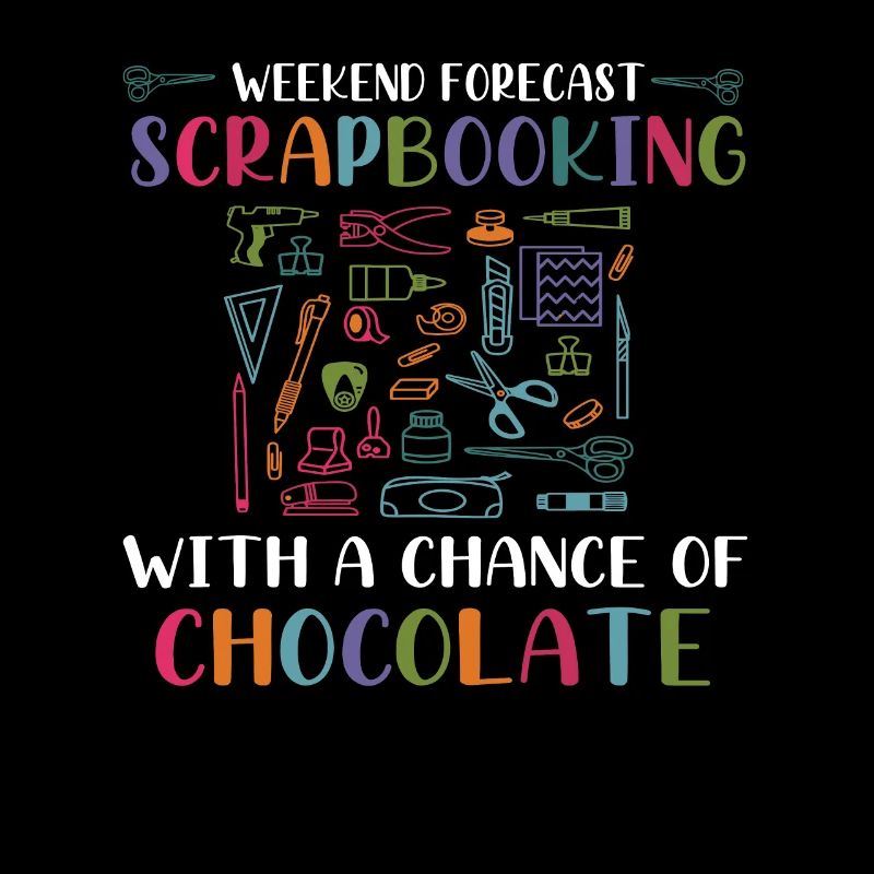 Weekend Forecast Scrapbooking with Chocolate