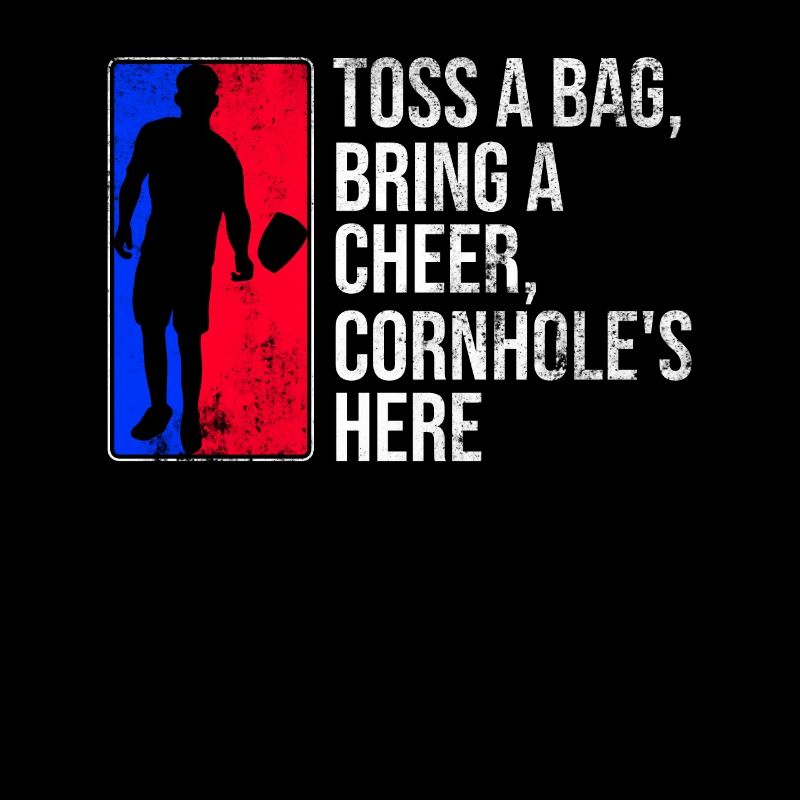 Cornhole Player Blind Hole - Funny Cornhole