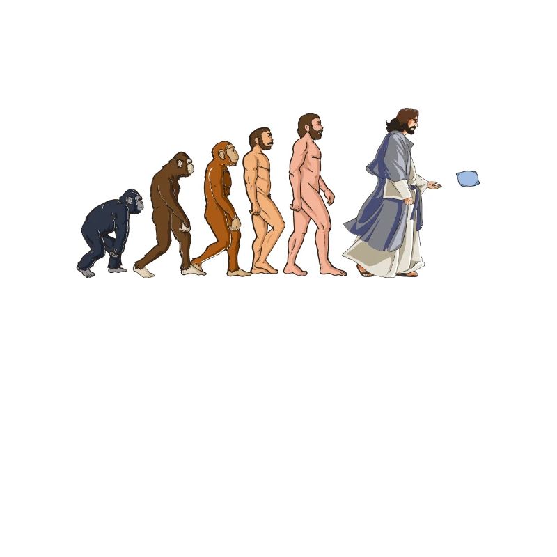 Jesus Cornhole Evolution - Lustiges Cornhole