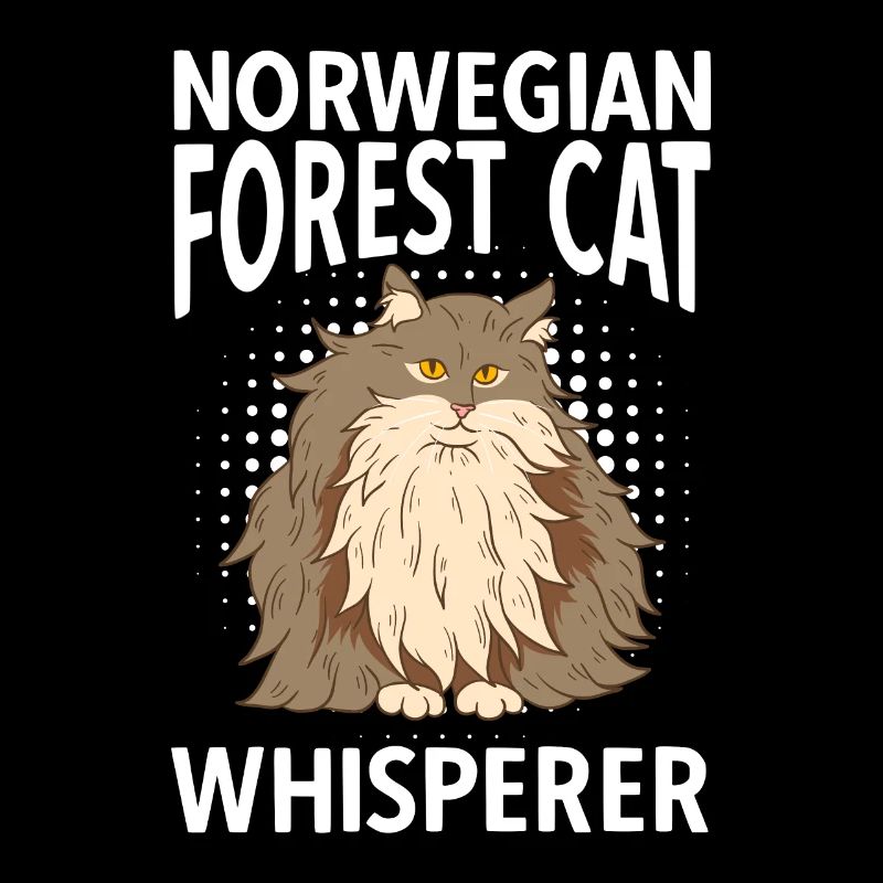 Chuchoteur de chat des forêts norvégiennes