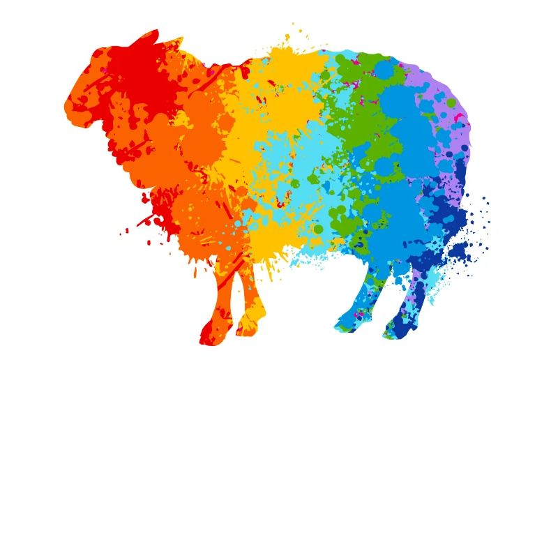Sheep Splash Art Shepherd