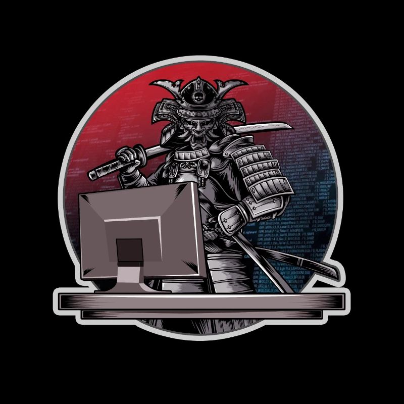 Programmeur Samurai - Ordinateur guerrier - Développeur