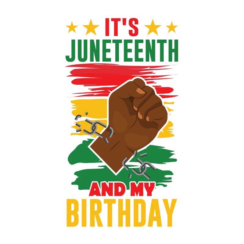 C’est Juneteenth et mon anniversaire 1865 Black