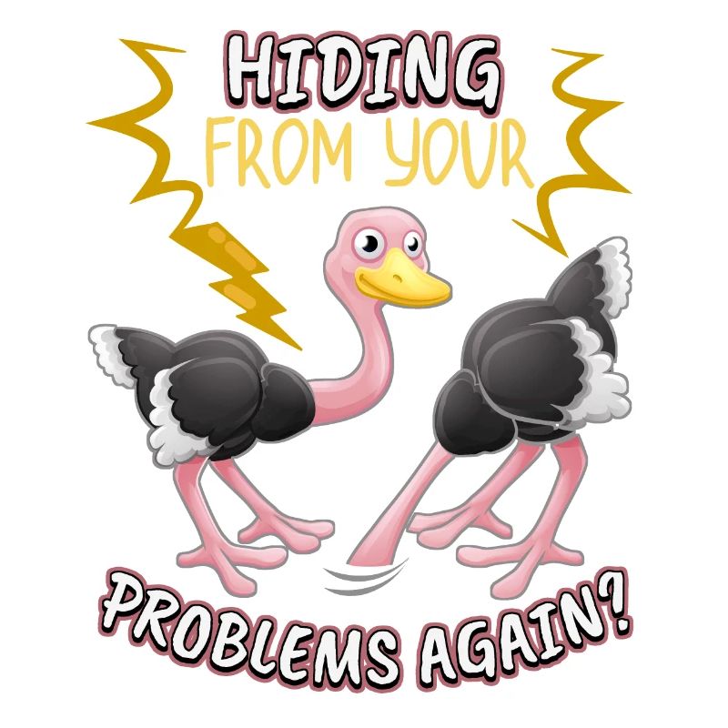 Funny Bouquet Bird-Strauss Comic Problem Solution