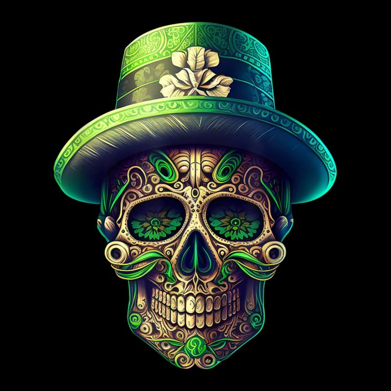 Skull St Patricks Day Irish Funny Patricks Day
