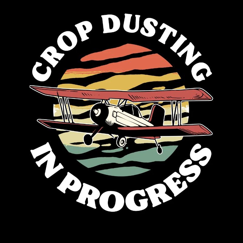 Crop Dusting In Progress Crop Duster