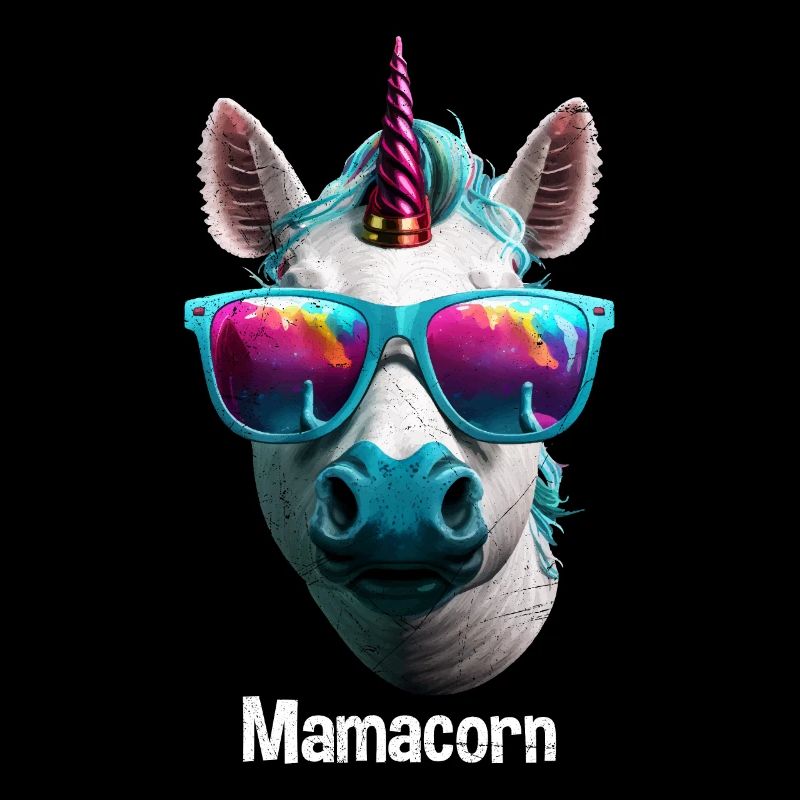 Mamacorn Muttertag Einhörner Mama Einhorn