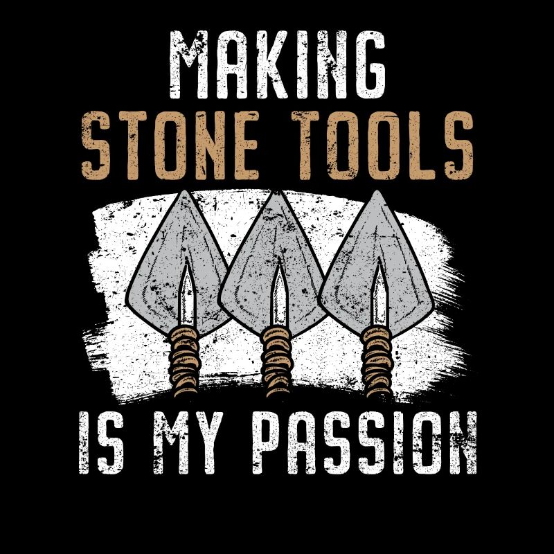 Making stone tools is my passion P