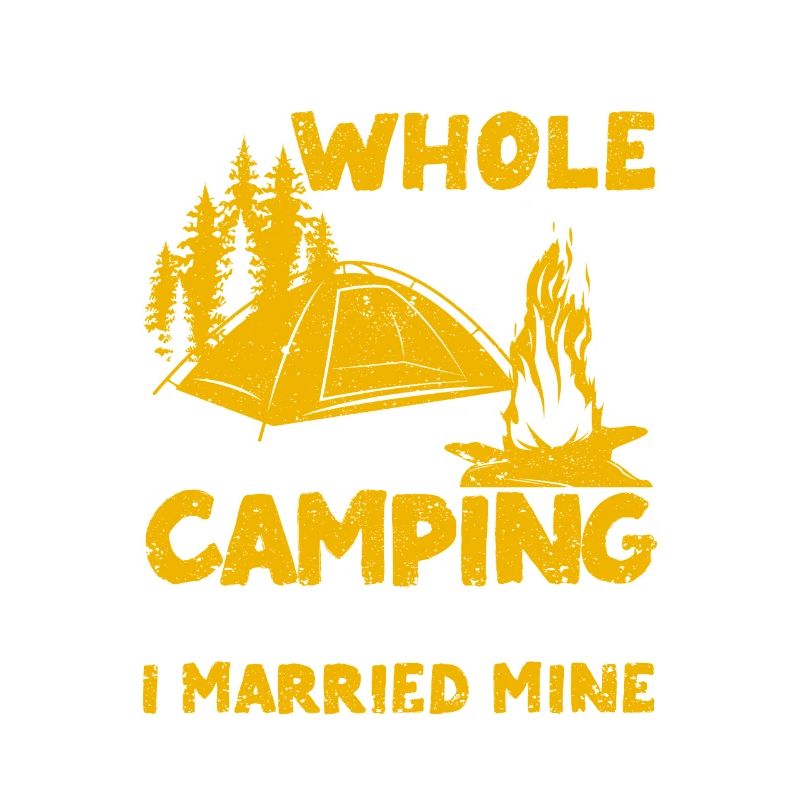 Camping Buddy Verheiratet Mine Outdoor Ehemann Ehe