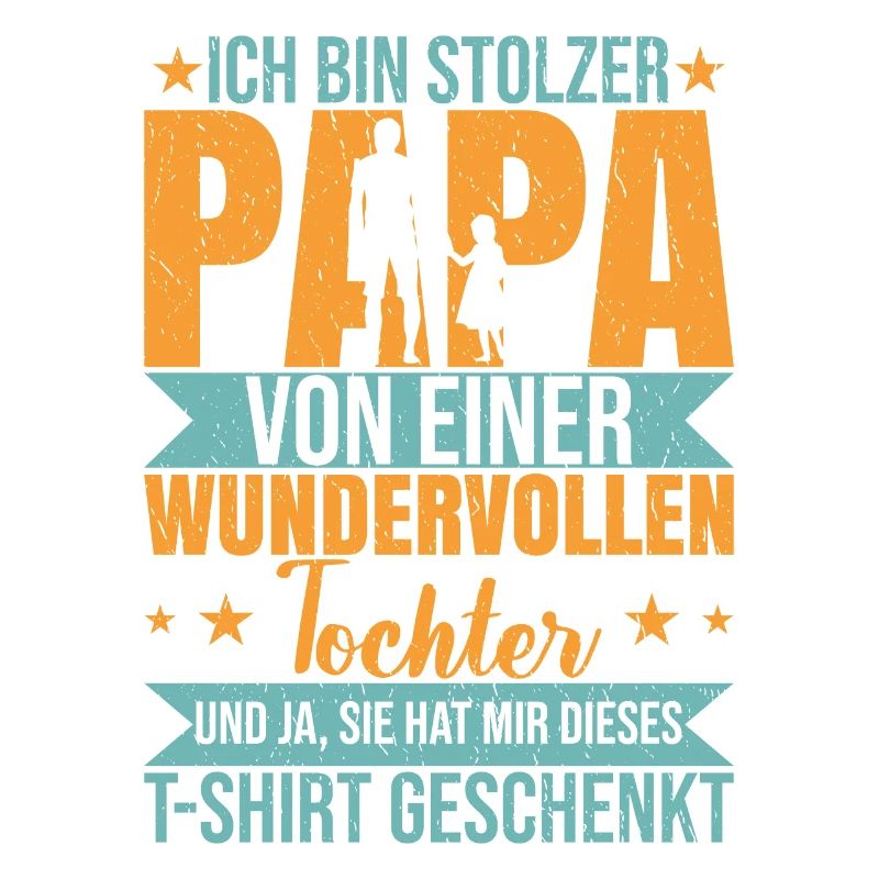 Stolzer Papa Von Einer Wundervollen Tochter