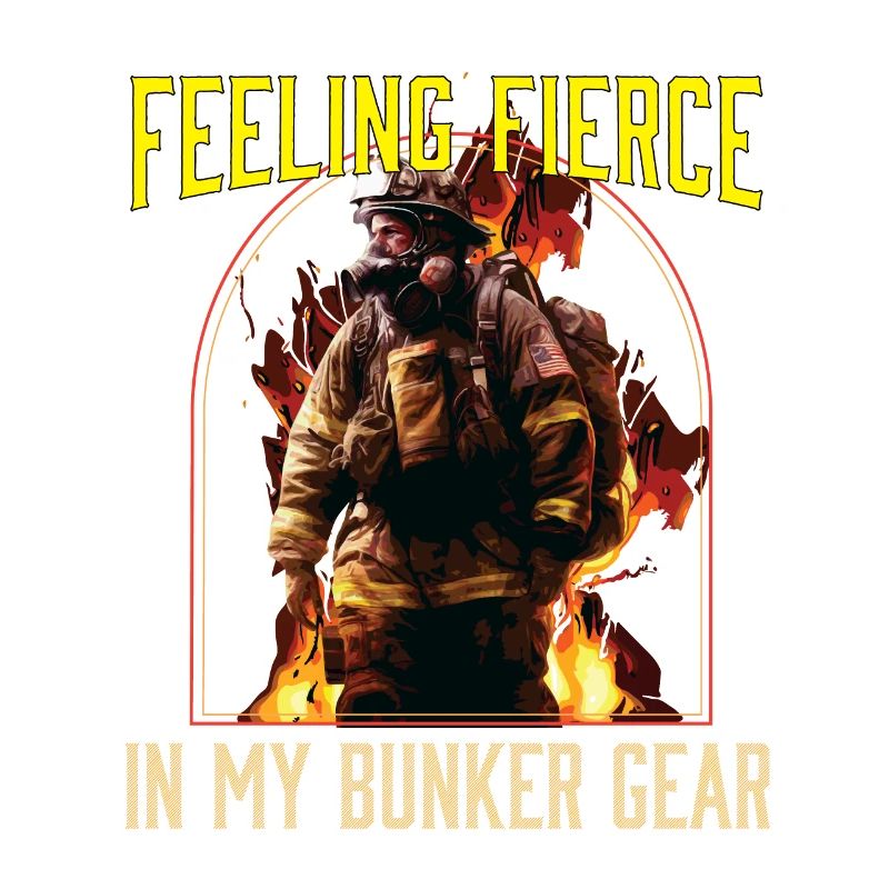 Se sentir féroce dans mon Bunker Gear Fireman