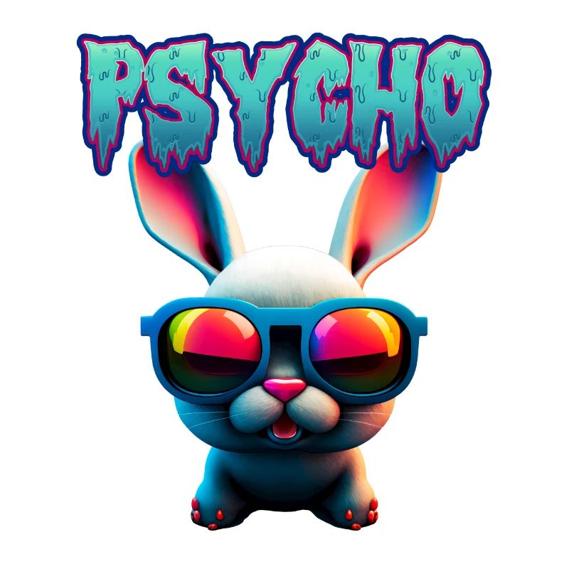 Psycho Rabbit Happy Easter Easter Bunny Cool