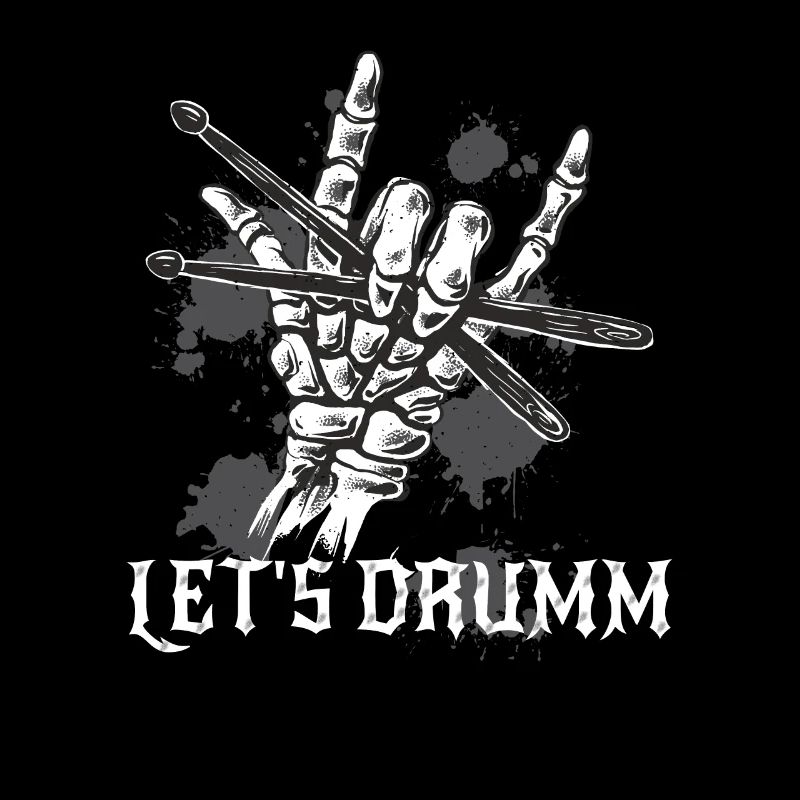 This musical design is for drummers