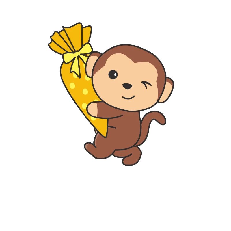 bye bye kindergarten hello school monkey