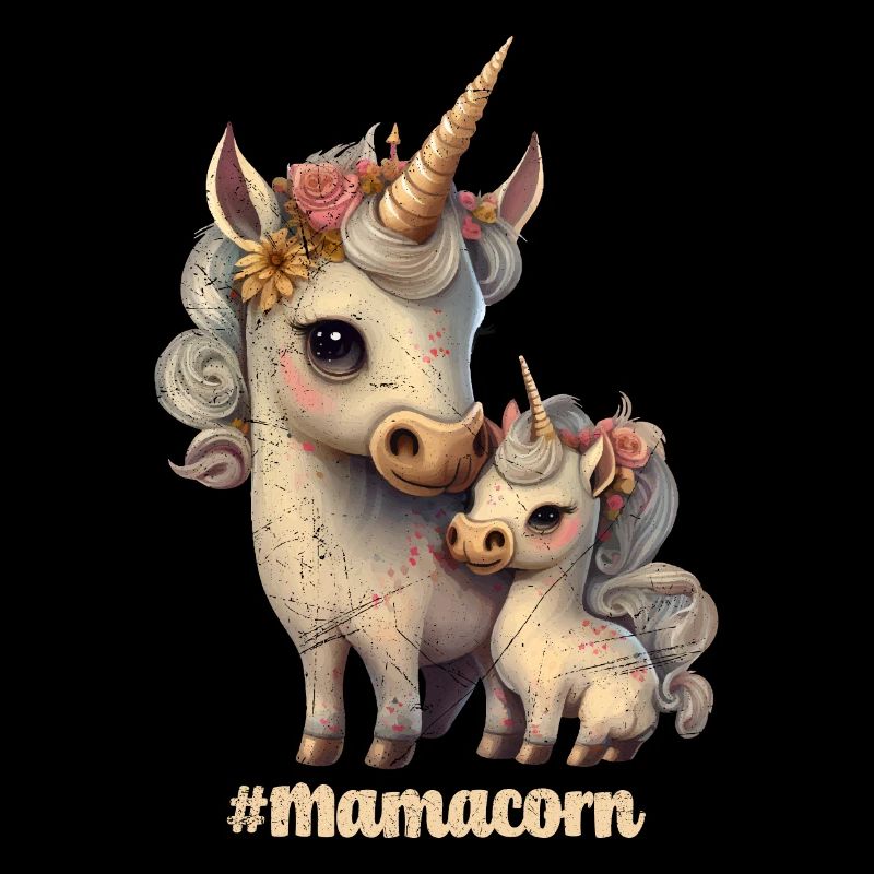 Mamacorn Muttertag Einhörner Mama Einhorn