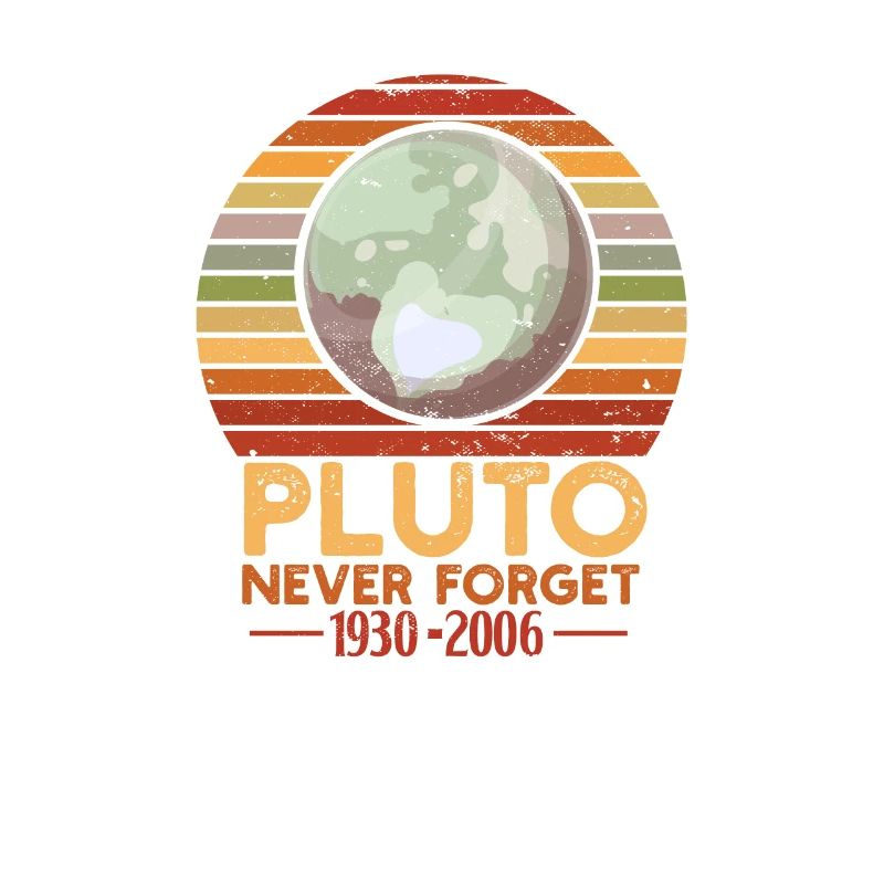 Solar System Pluto Never Forget 30-06
