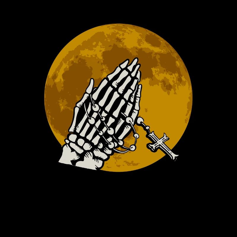 Praying Skeletal Hands - Gothic Gothic