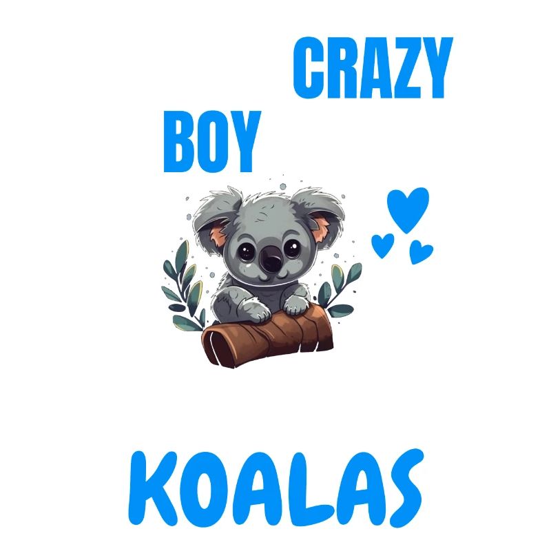 Verrückter Junge Australien Tier Geschenk Koala