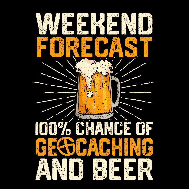 Wochenendvorhersage 100% Chance auf Geocaching
