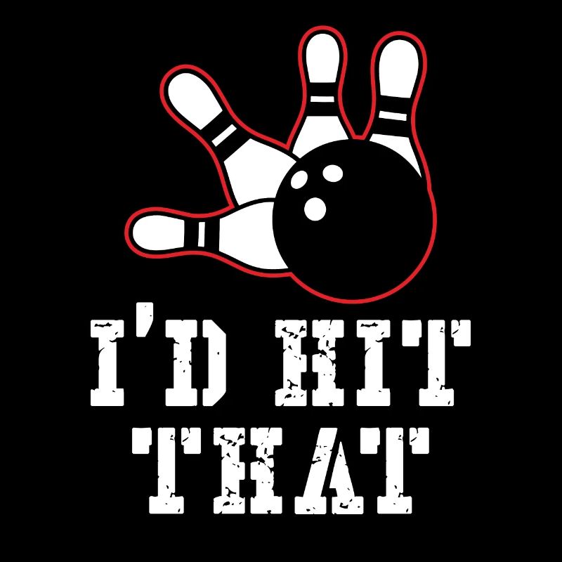 J’avais frappé ce design de bowling