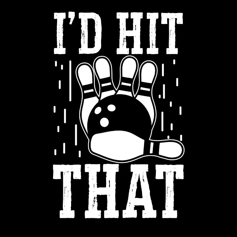 J’avais frappé ce design de bowling