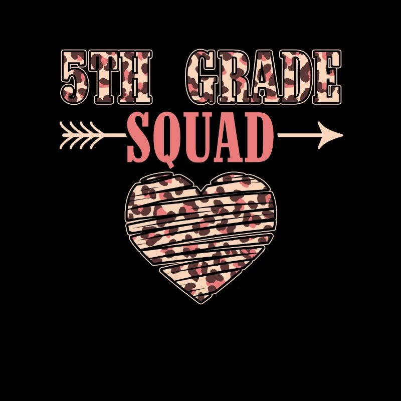 5th Grade Squad Teacher Fifth Student Team Back