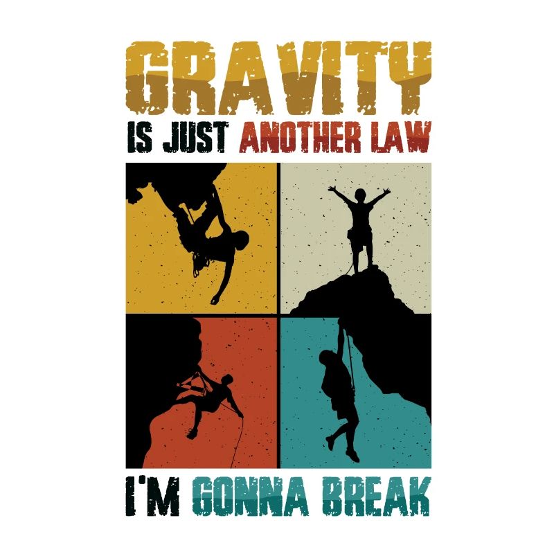 Anti-gravity bouldering, rock climbing