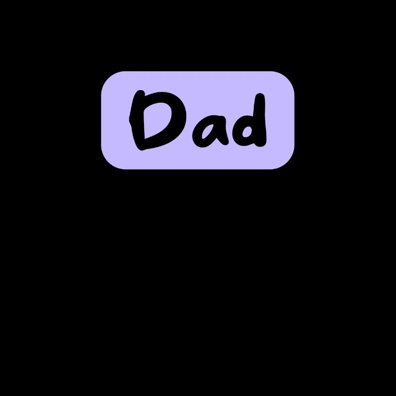 Bouclier de lettrage de papa