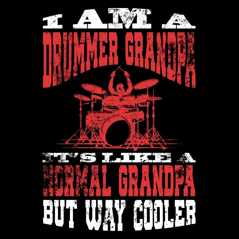I Am A Drummer Papa Funny Gift for Dads et