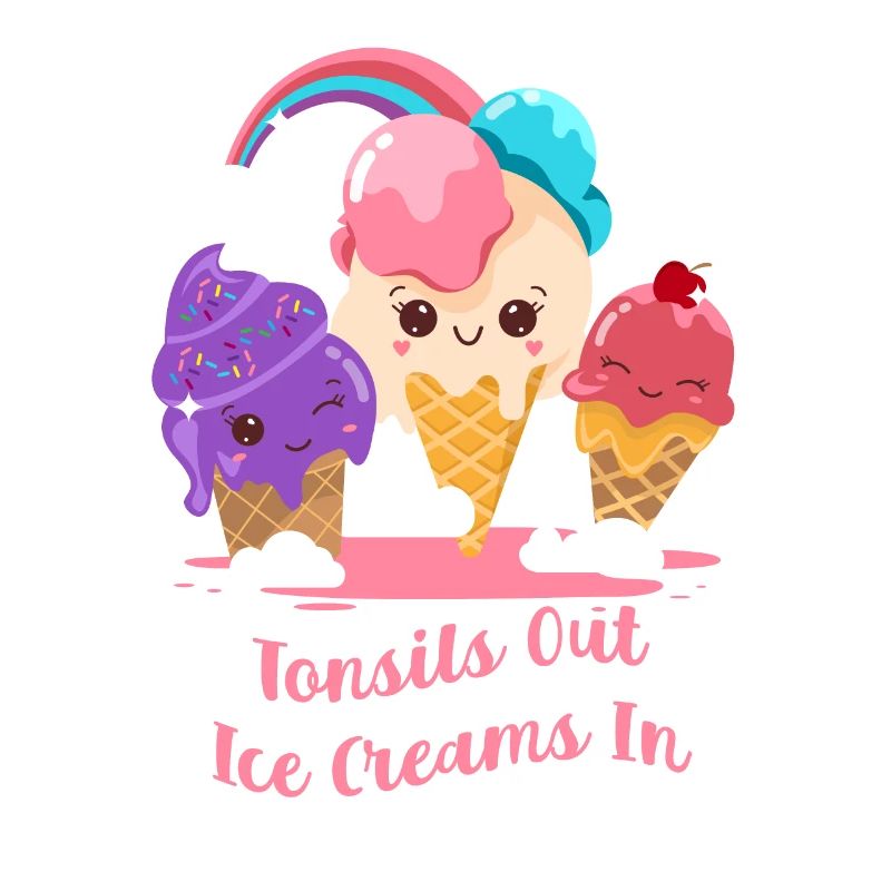 Tonsils Out Ice Cream In Tonsil Surgery