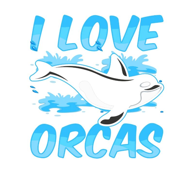 J’aime les orques baleine de mer Orca Protect