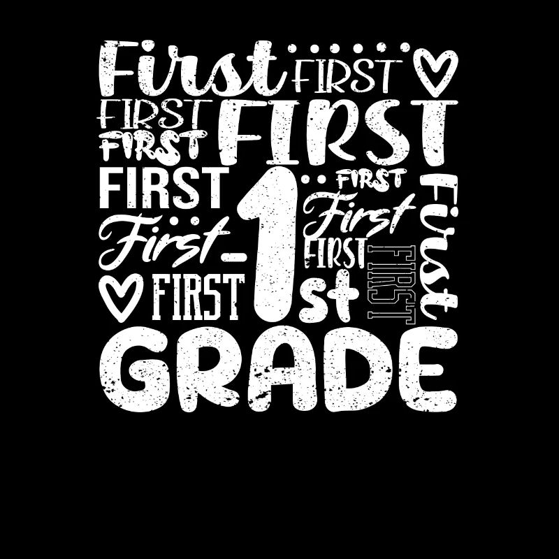 Équipe de typographie de l’enseignant de 1ère année de la première année