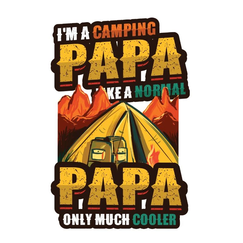 Camping Papa, campfire