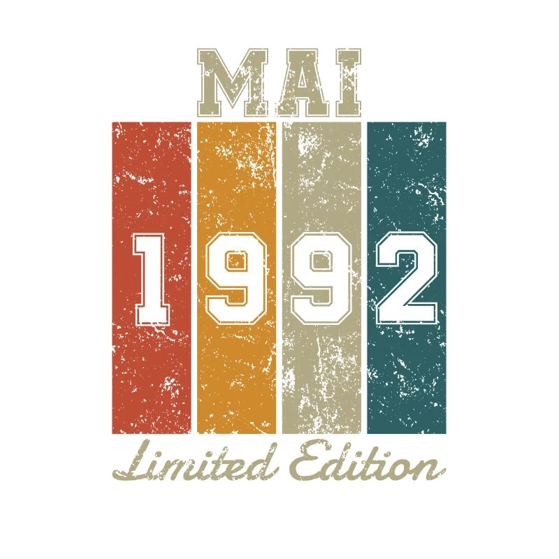 Date de naissance : Mai 1992 - Edition Limitée Rétro