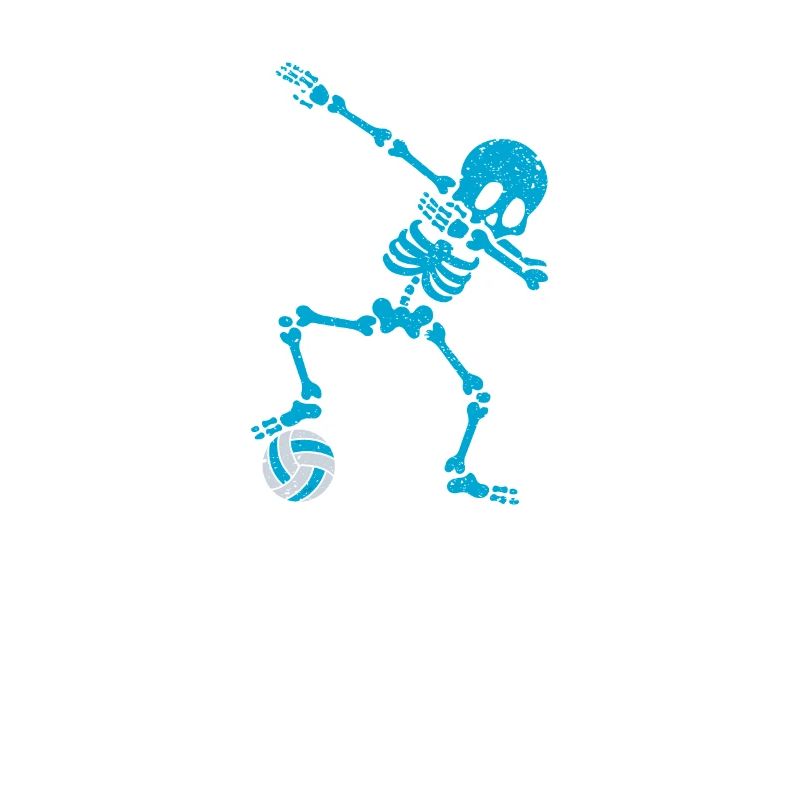 Funny Dab Dabbing Skeleton Water Polo Player