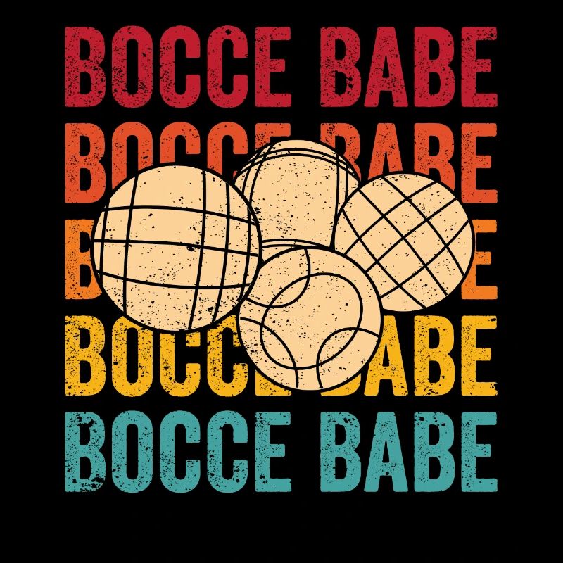 Drôle de boule de boccia rétro